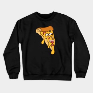 All for a piece of pizza Crewneck Sweatshirt